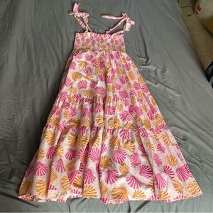 NWOT Kathleen Maeve x Victoria Dunn seashell print maxi dress size L
